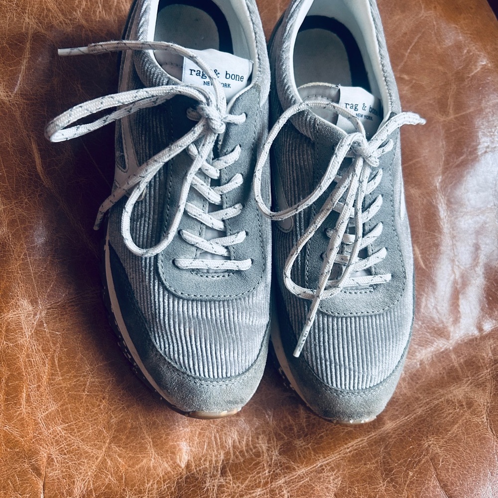 Rag & Bone Corduroy Gray Sneakers